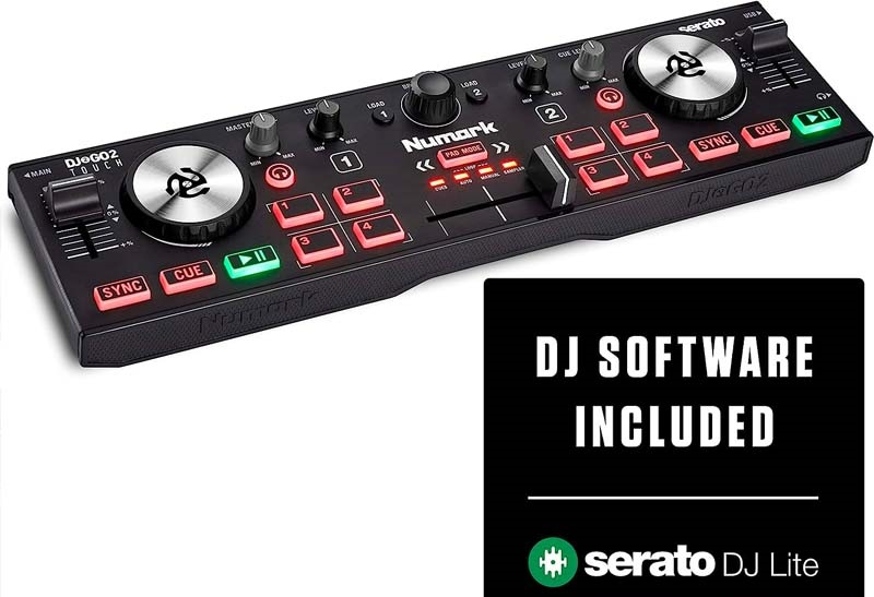 Bàn DJ Numark DJ2GO2 Touch chức năng