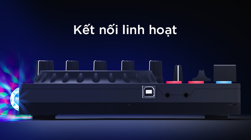 kết nối của Bàn DJ Numark PartyMix 2