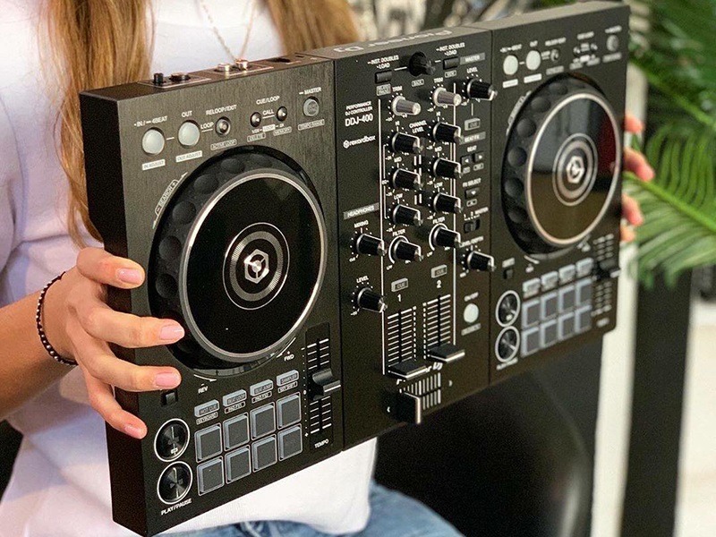 Bàn DJ mini Pioneer DDJ-400 chuyên nghiệp