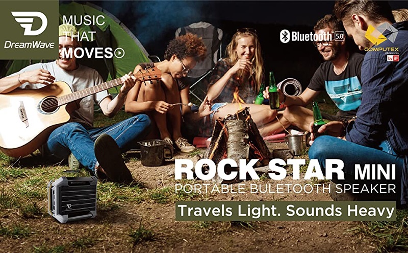Loa Dreamwave RockStar Mini kết nối