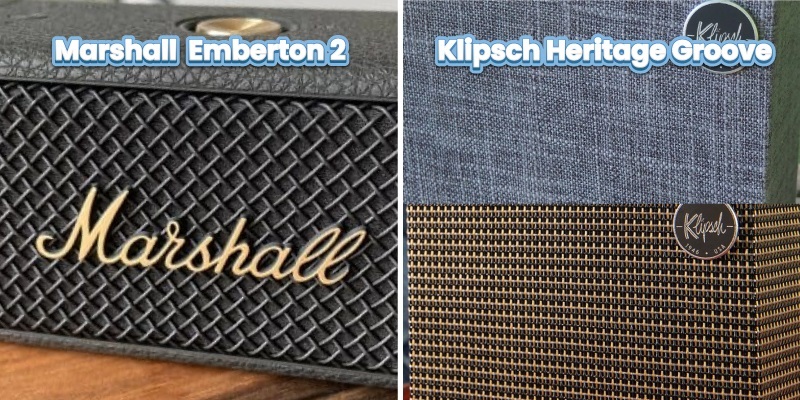 so sánh ê-cang Klipsch Heritage Groove vs Marshall Emberton 2
