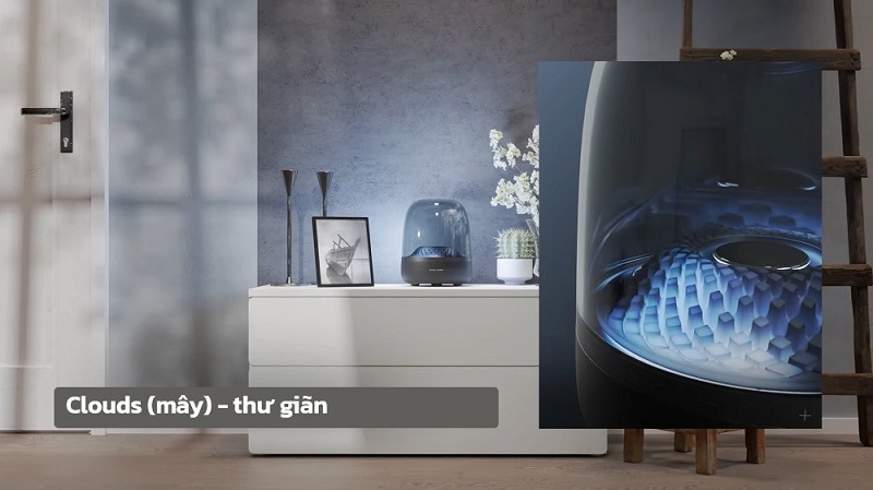 hiệu ứng ảnh sáng loa aura studio 4
