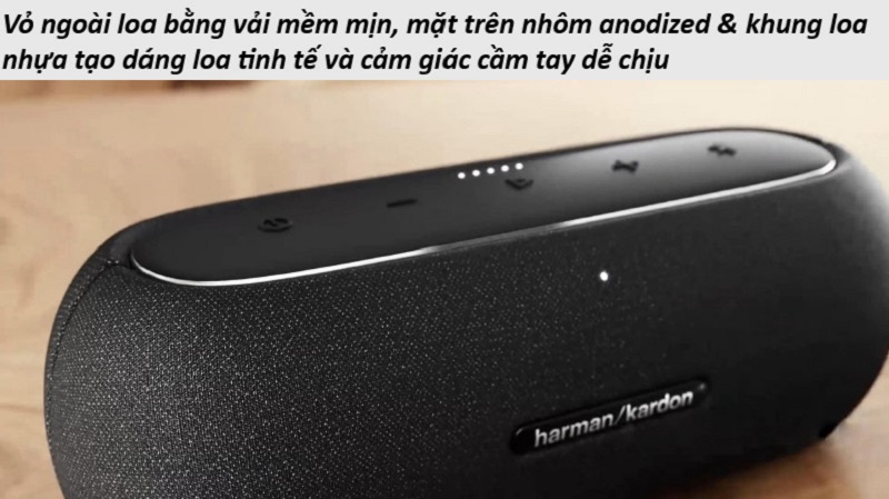 Loa Harman Kardon Luna chất liệu