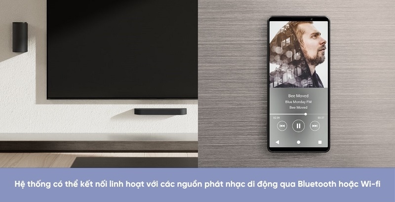 hệ thống theatre trio phát nhạc