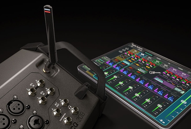 hiệu ứng trên mixer cq-20b