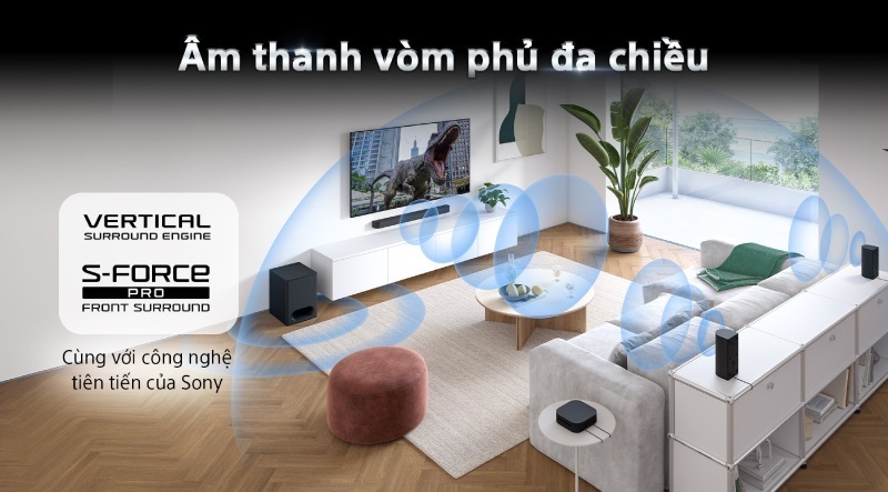 ht s60 trang bị công nghệ vòm giả lập
