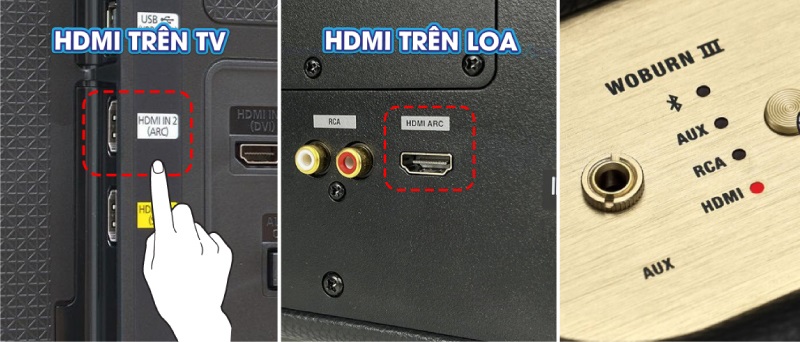 hướng dẫn kết nối loa marshall với tv