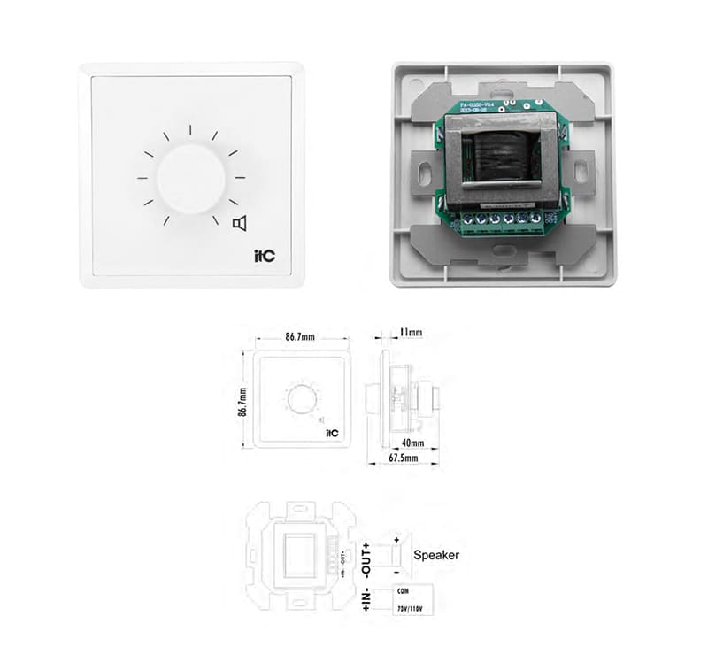 Mô phỏng chi tiết Chiết áp ITC VC-100