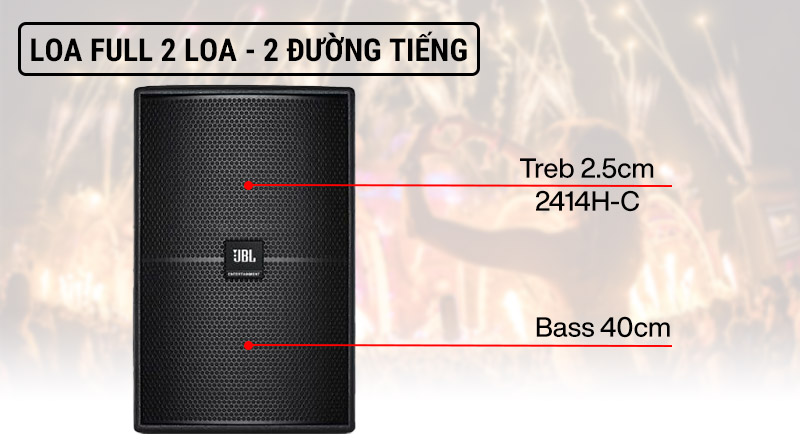 Cấu trúc âm thanh của loa JBL KP 2015G2