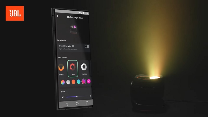đèn jbl partylight beam với hệ thống ánh sáng đa dạng