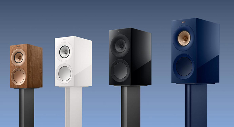  KEF R3 Meta có 4 phiên bản ấn tượng: Black Gloss, White Gloss, Walnut và Indigo Gloss Special Edition