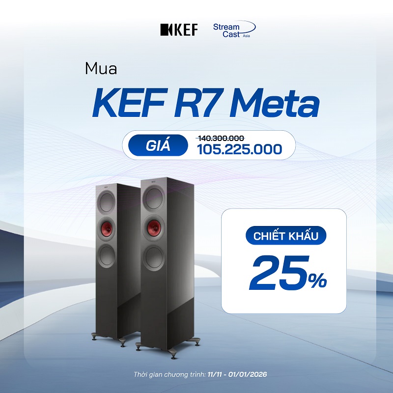 khuyến mãi loa kef r7 meta