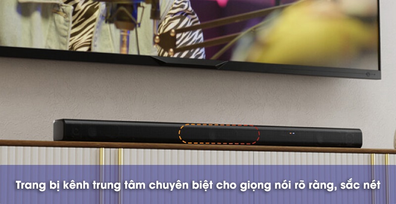 kênh trung tâm chuyên biệt trên loa thanh jbl sb550