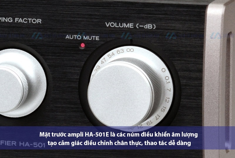 kết cấu amply Teac HA-501E