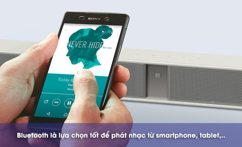 kết nối bluetooth trên loa ht-ct290