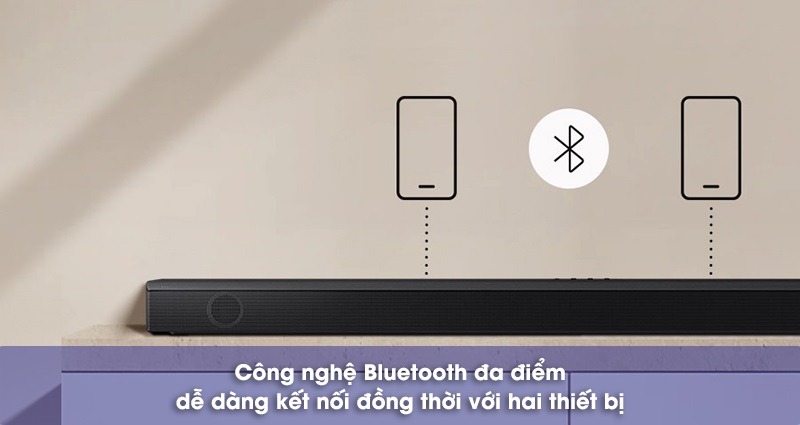 loa thanh samsung hw-b650d công nghệ bluetooth đa điểm
