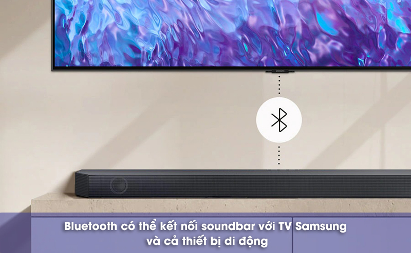 kết nối bluetooth trên loa thanh samsung hw-q600c