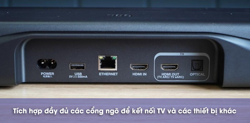 kết nối có dây trên bar 500 mk2