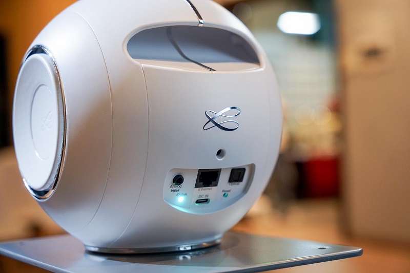 kết nối có dây trên loa cabasse myuki