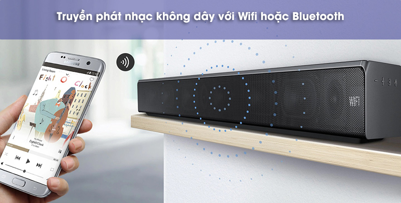 kết nối không dây trên loa ms550