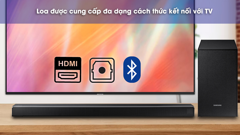 kết nối loa hw0n450 với tv