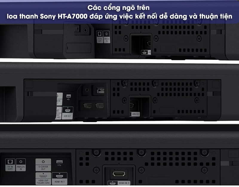 kết nối trên loa sony ht-a7000