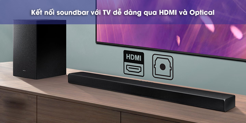 kết nối loa soundbar hw-a650