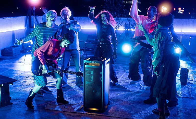 kết nối nhiều loa sony ult power 9