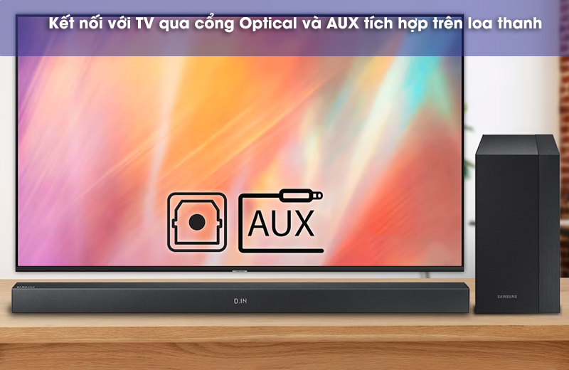 kết nối tv với loa hw-m360