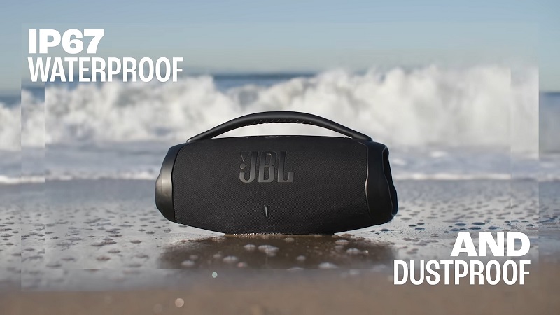 khả năng chống nước của loa jbl boombox 3 wif