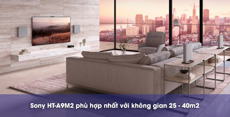 không gian cho loa ht a9m2