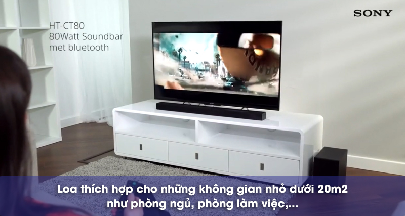 không gian hợp với sony ht-ct80