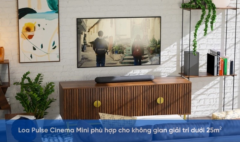 không gian phù hợp cho loa pulse cinema mini