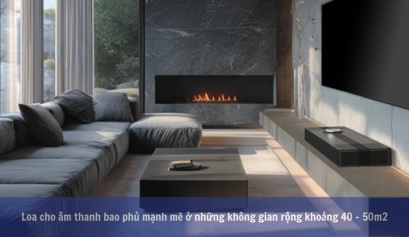 không gian phù hợp với soundbar muso hekla