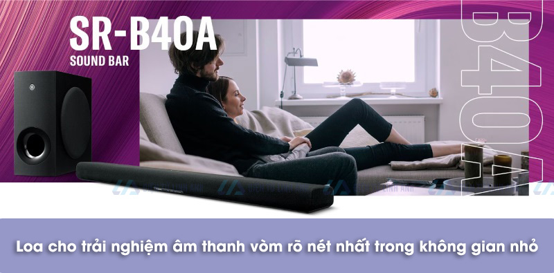 không gian tốt nhất để nghe loa sr-b40a