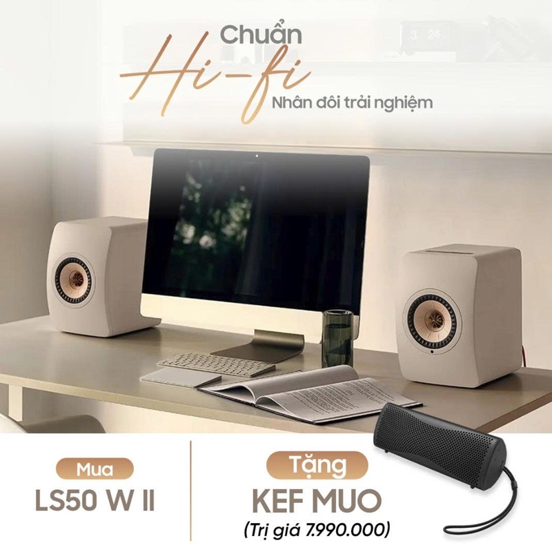 khuyến mại loa KEF LS50 Wireless II