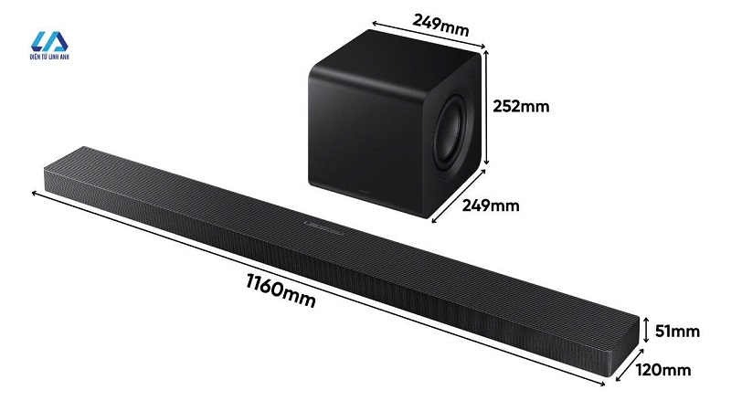 kích thước loa hw-qs700f