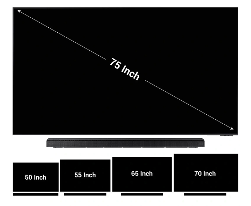 kích thước tv hợp với loa hw-q60r