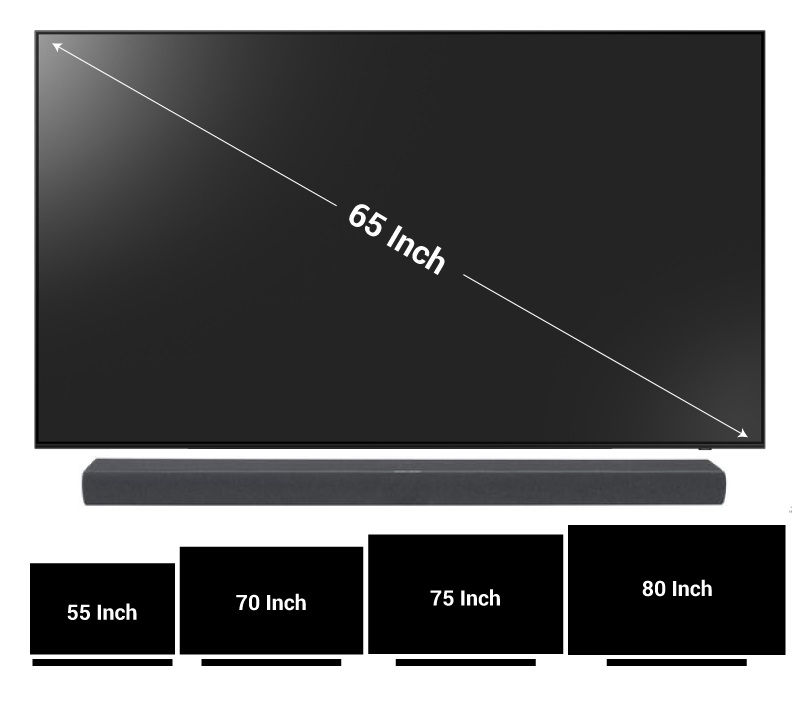 kích thước tv phù hợp với enchant 1100