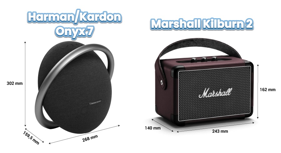 harman karrdon onyx studio 7 vs marshall kilburn 2