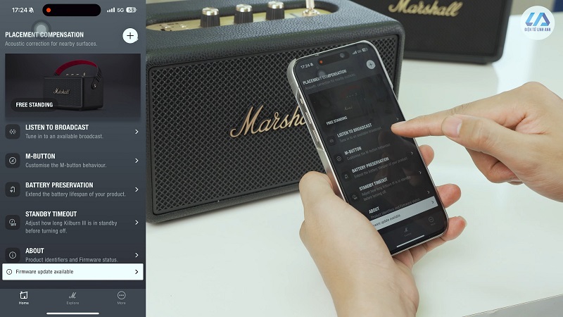 kilburn 3 auracast trên app