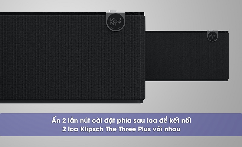 kết nối 2 loa the three plus