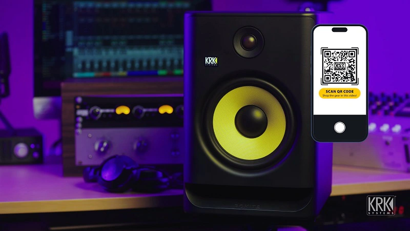 KRK Systems ROKIT 8 Gen 5 đi kèm ứng dụng krk miễn phí