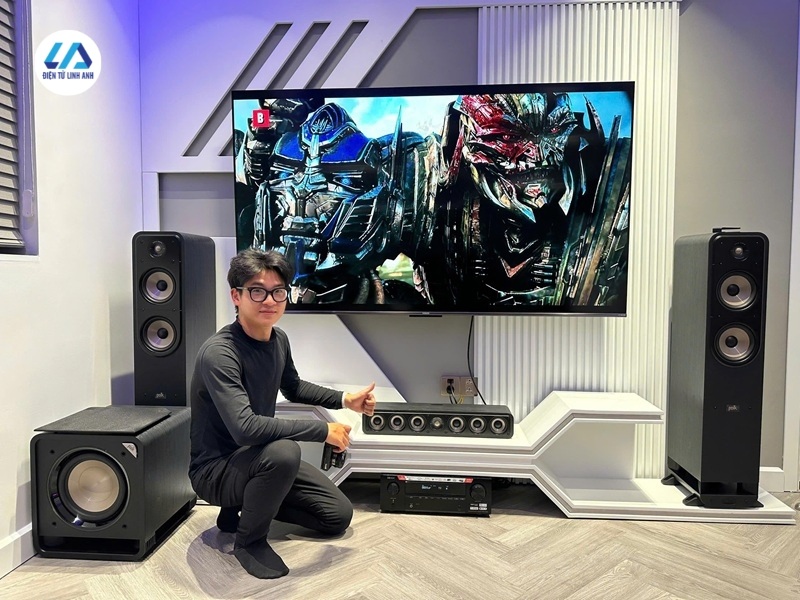 lắp đặt cấu hình xem phim cho khách hàng tại hải phòng