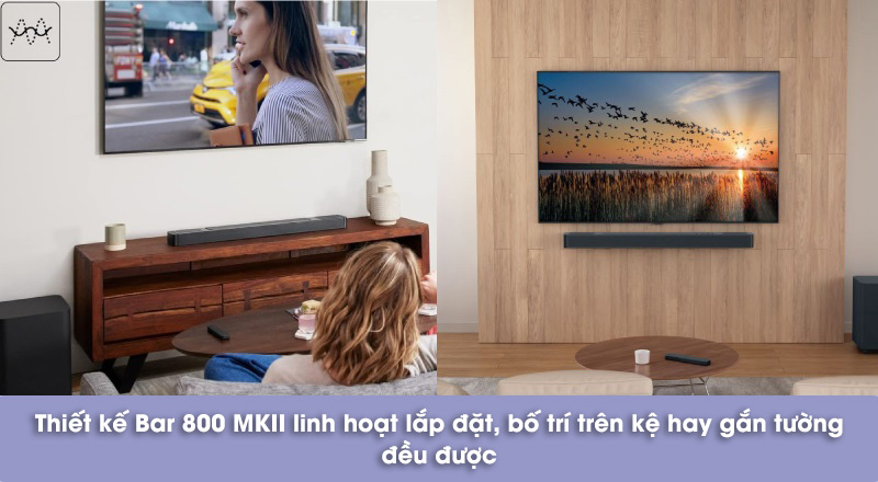 lắp đặt loa bar 800 mk2