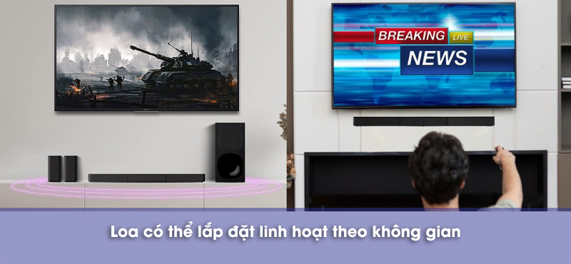 lắp đặt loa ht-s20r