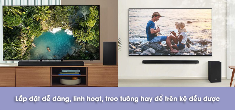 lắp đặt loa hw-a650