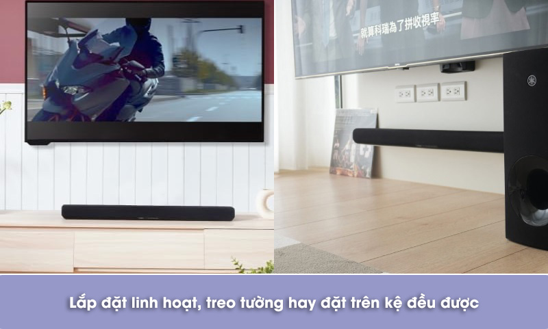lắp đặt loa thanh sr-b40a