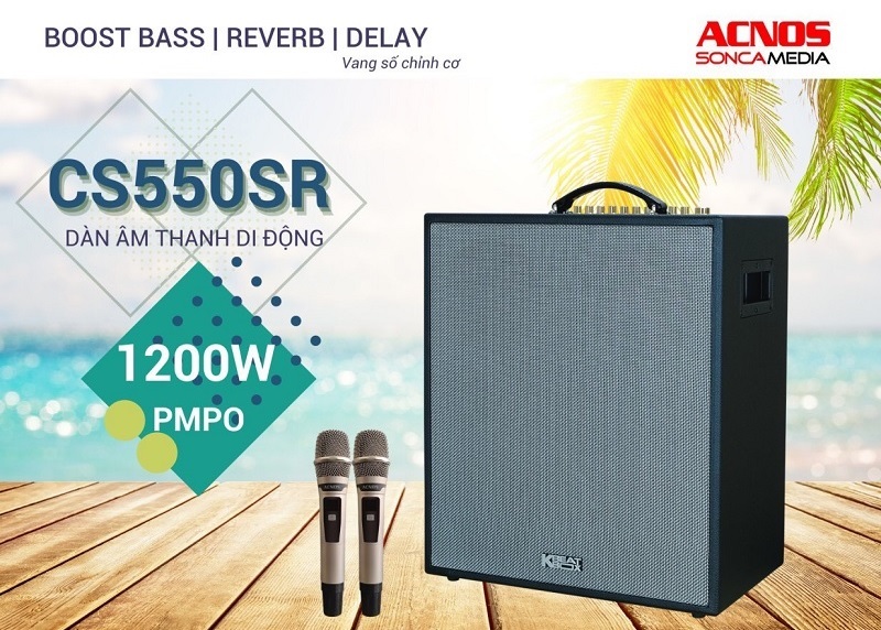 Loa Acnos CS550SR thiết kế