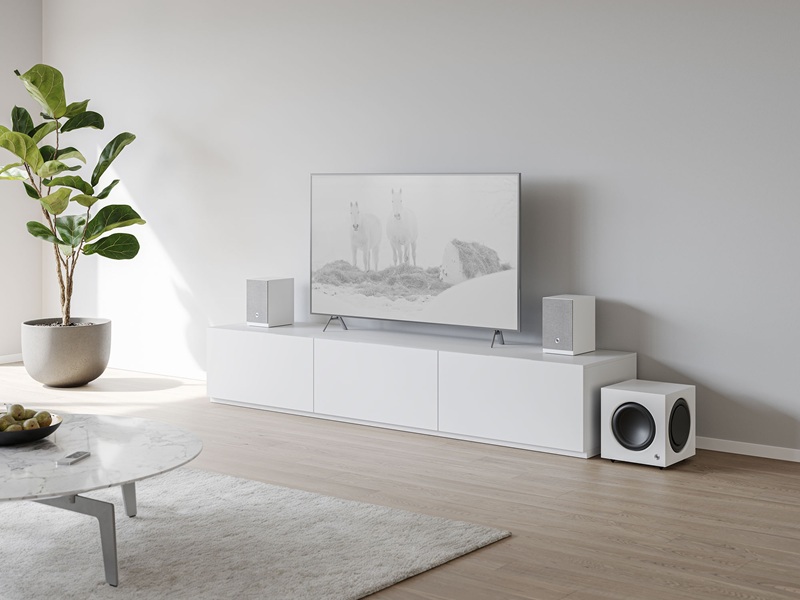 loa audio pro 28w màu trắng